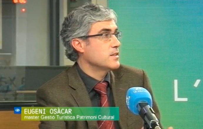El professor Eugeni Osácar participa al programa de televisió ‘L’Observatori Econòmic’
